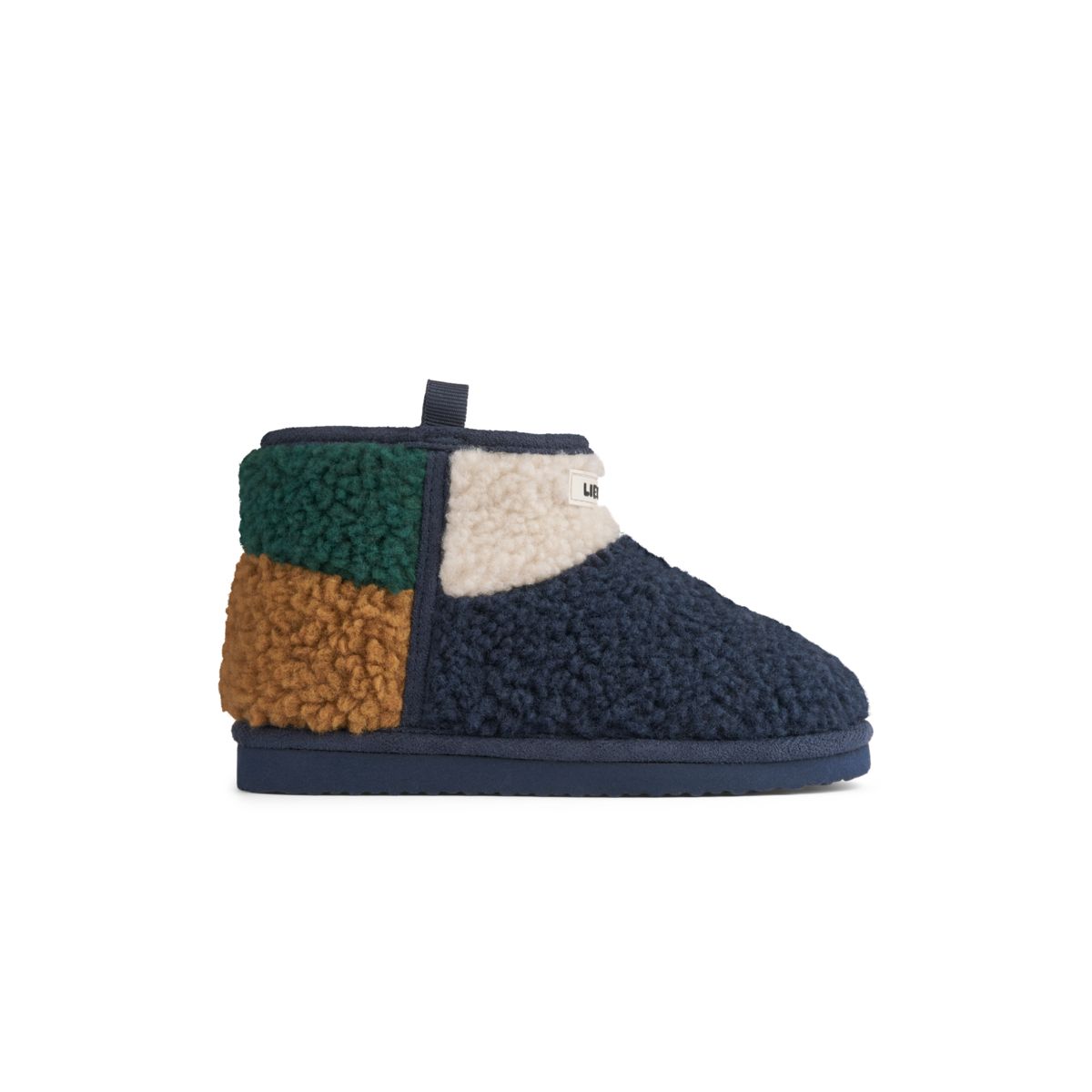 LIEWOOD ALBI fleecestøvle - Classic navy multi mix - Sko