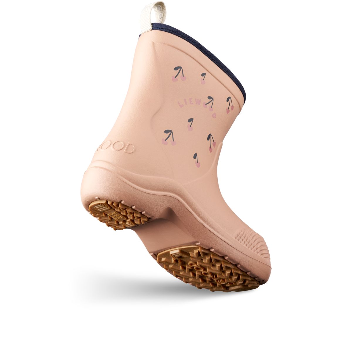 LIEWOOD ASTON Gummistøvler - Cherry Hearts / Pale Tuscany - RAIN BOOTS