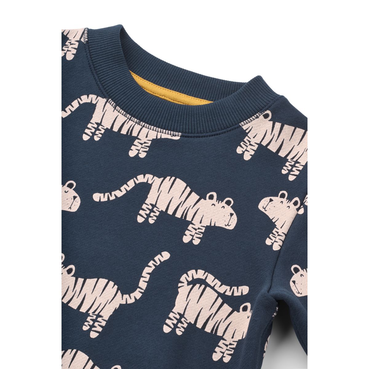 LIEWOOD RIDLEY sweatshirt med print - Tiger / Classic navy - Sweatshirts