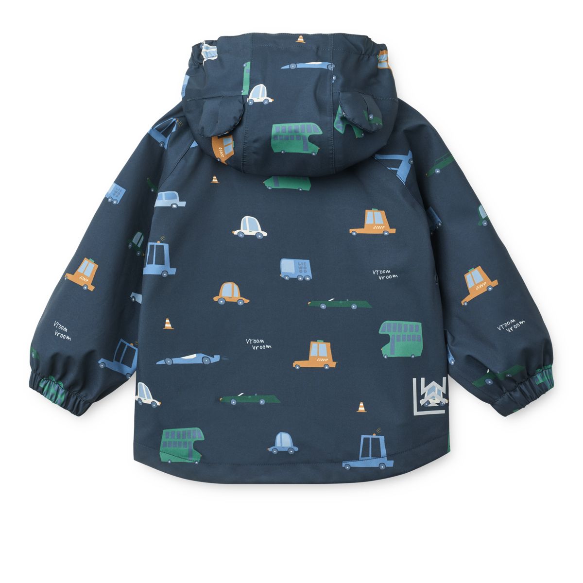 LIEWOOD Manu Regntøjssæt - Cars / Classic navy - Sæt