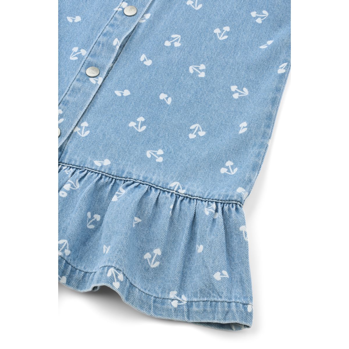 LIEWOOD SYBILLA lys denimkjole - Cherry heart sandy / Denim - Kjole