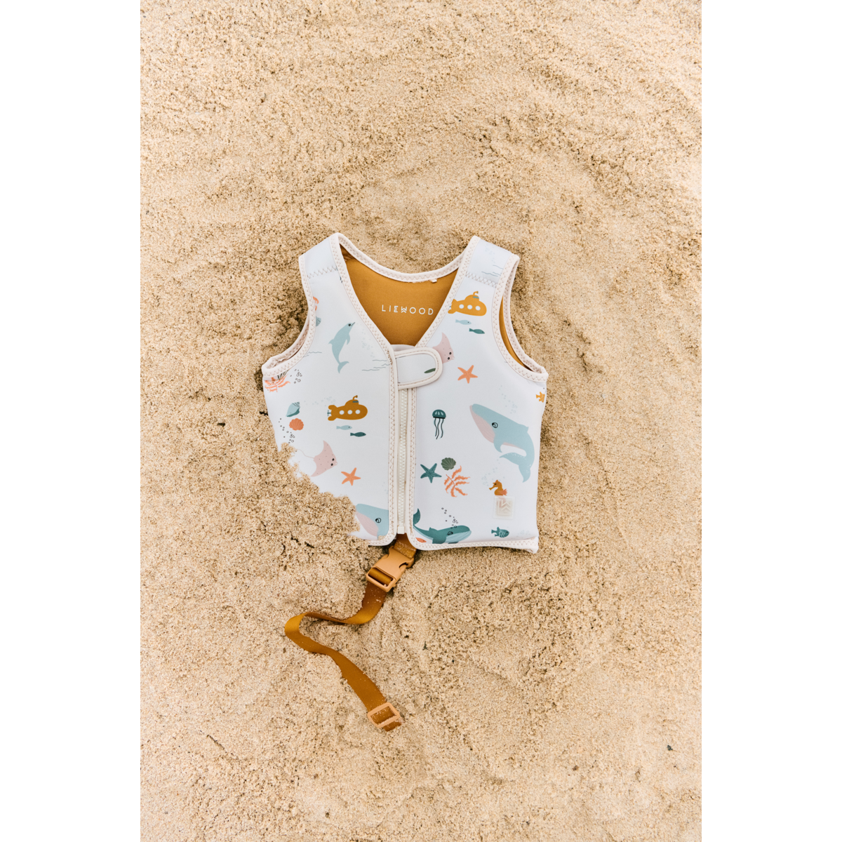 LIEWOOD Dove Badevest - Sea creature / Sandy - Svømmevest