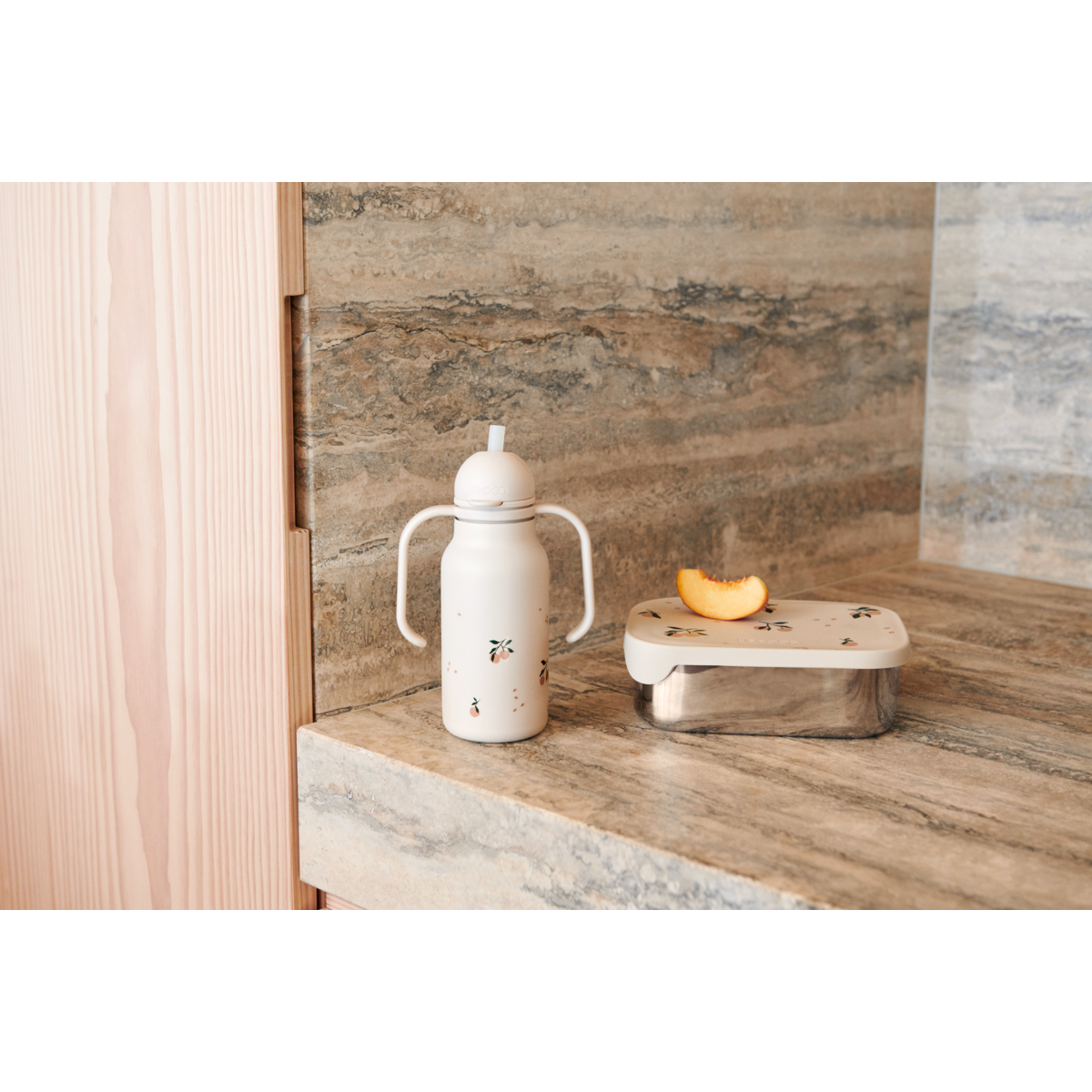 LIEWOOD ARTHUR madkasse - Peach / Sea shell mix - Madkasse