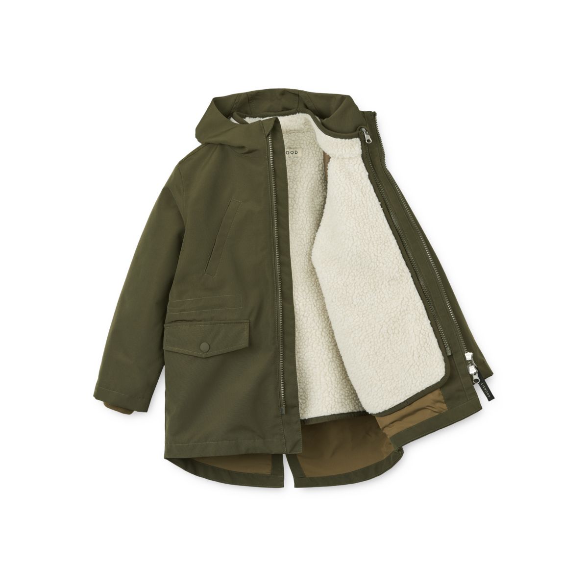 LIEWOOD Timber 2-I-1 Jakke - Army brown mix - Jakker