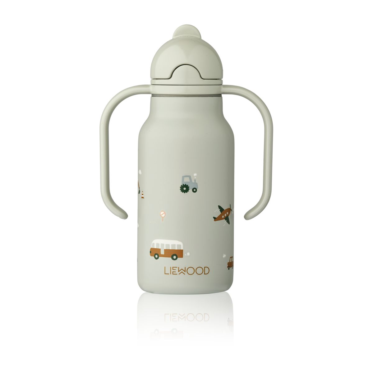 LIEWOOD KIMMIE vandflaske i stål 250 ml - Vehicles / Dove blue - Vandflaske