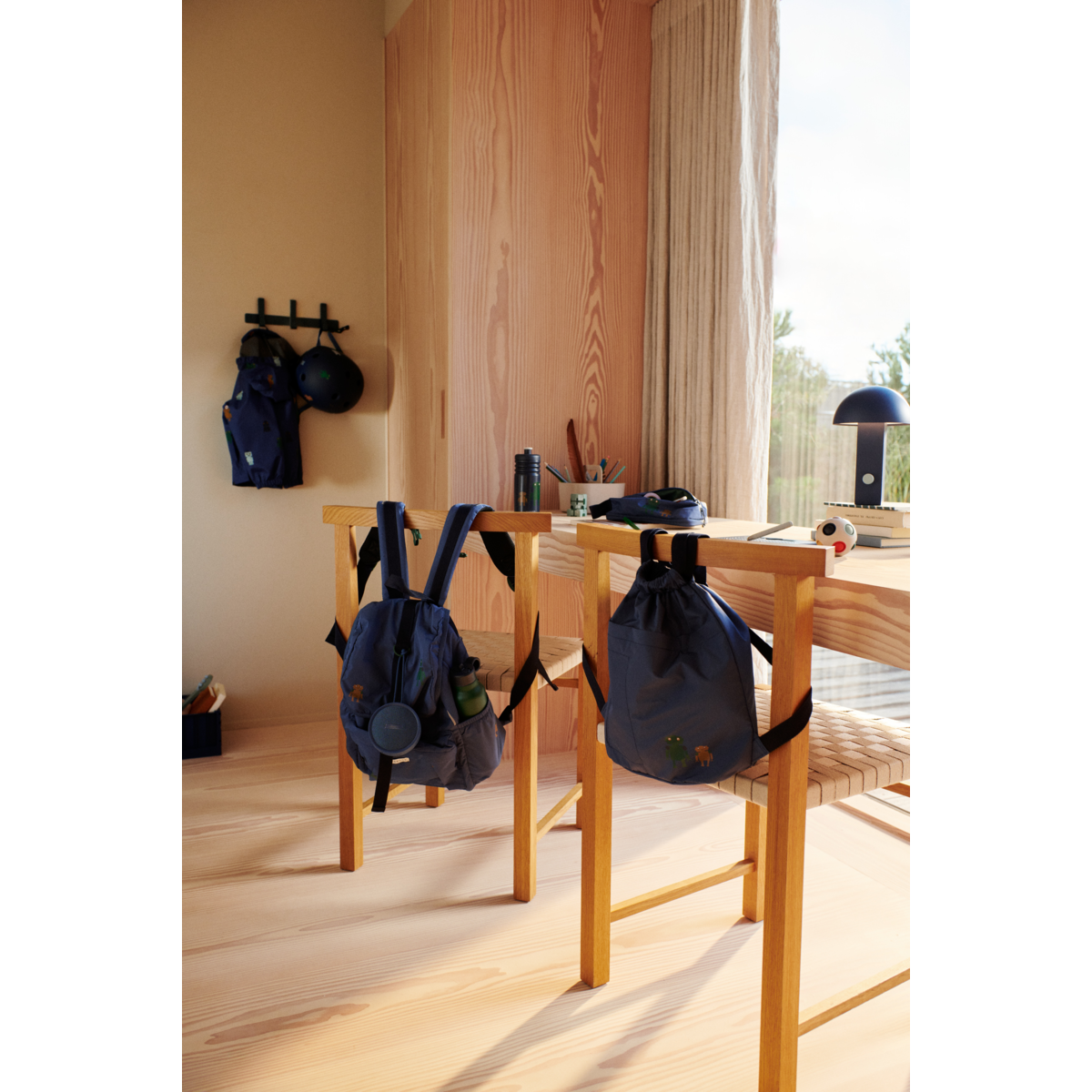 LIEWOOD Annelise Magnetisk Tegnetavle - Indigo blue - Motorisk