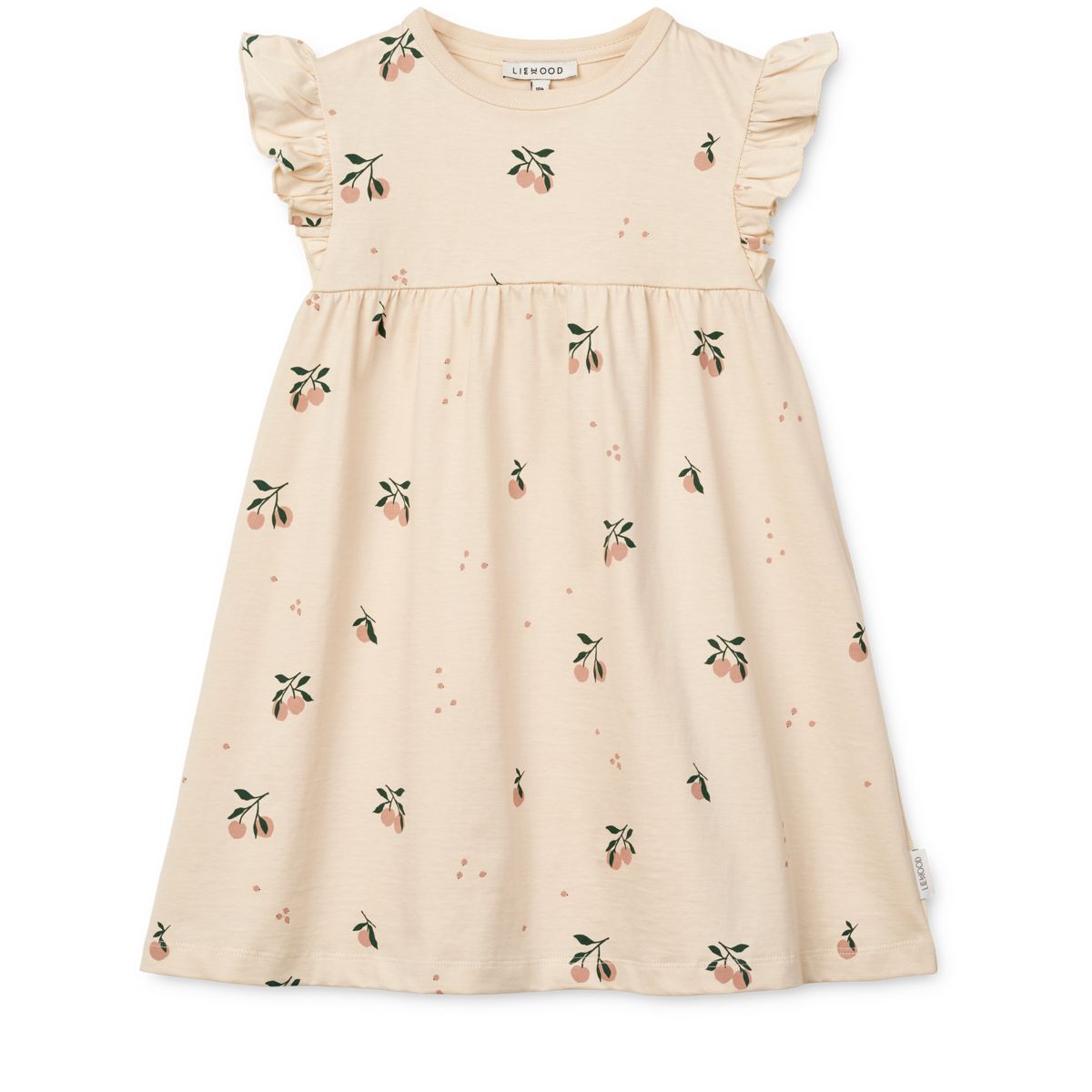 LIEWOOD NEVEAH Mønstret Kjole - Peach / Sea shell - Kjole