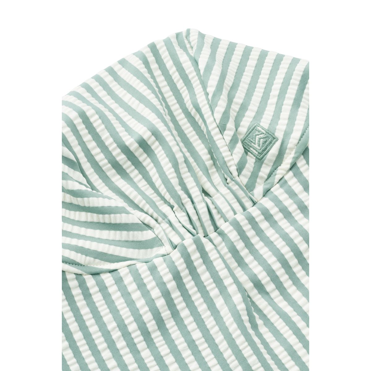 LIEWOOD Cecilia Bæk og Bølge Badehat - Stripe Peppermint / Crisp white - BADEHÆTTE