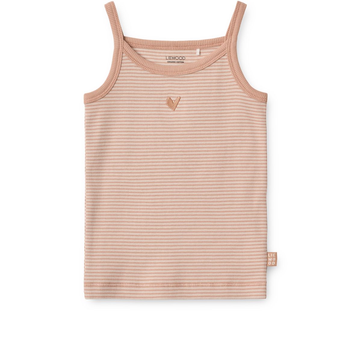 LIEWOOD NAOMI singlet 2-pak - Stripe /Pale tuscany mix - Undertrøje
