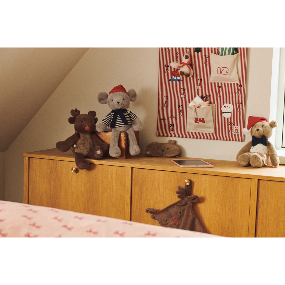 LIEWOOD BERTO Rensdyrbamse - Pecan - Pile & Fleece