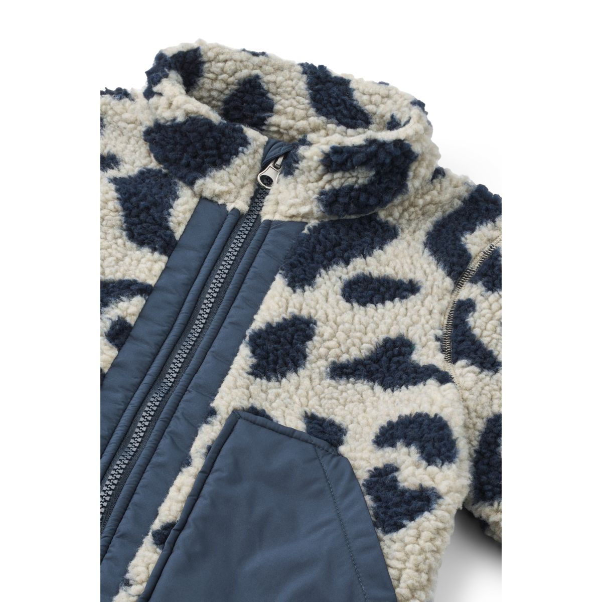 LIEWOOD NOAM Pile-jakke - Mega Leo mist / Classic Navy - Jakker