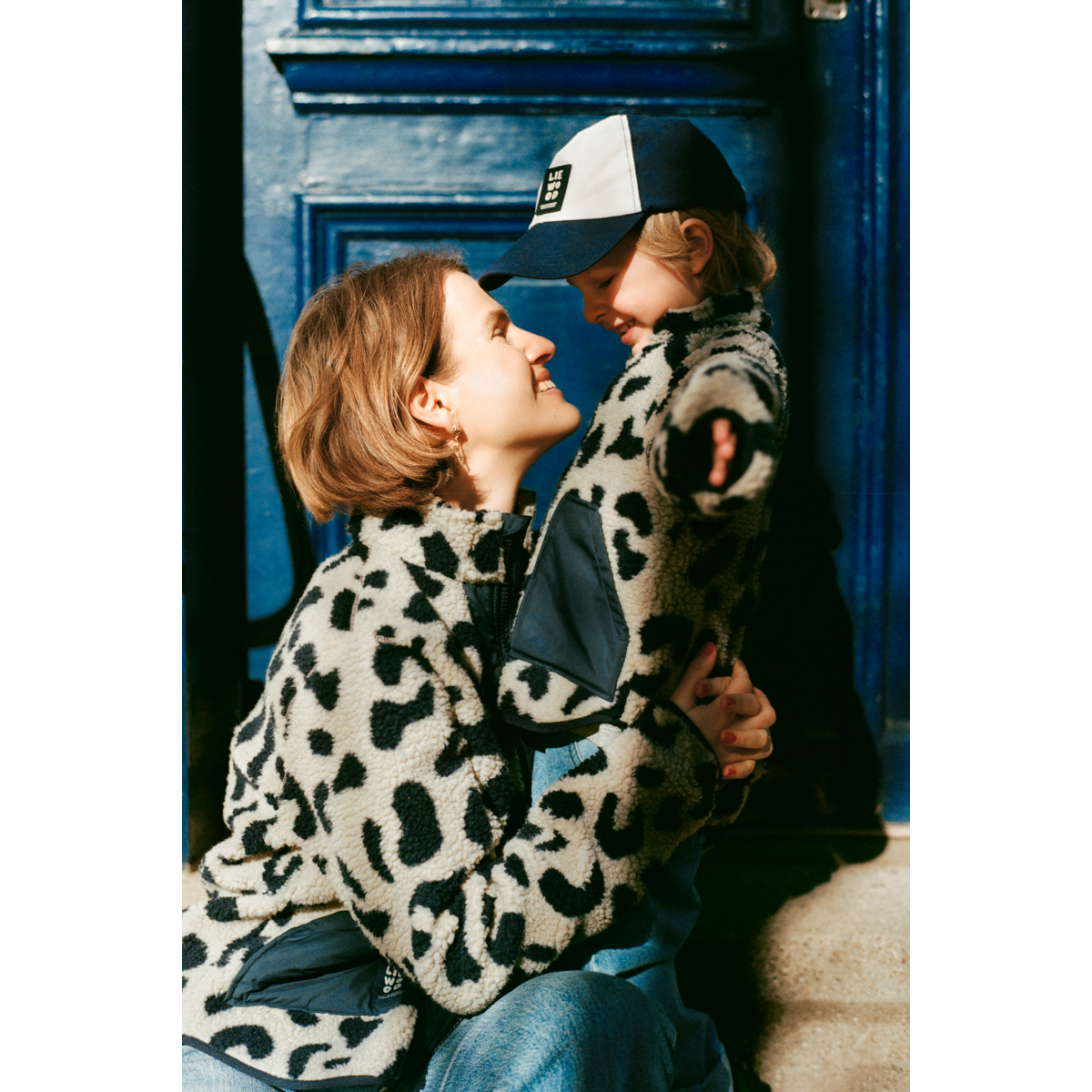 LIEWOOD NOAM Pile-jakke - Mega Leo mist / Classic Navy - Jakker