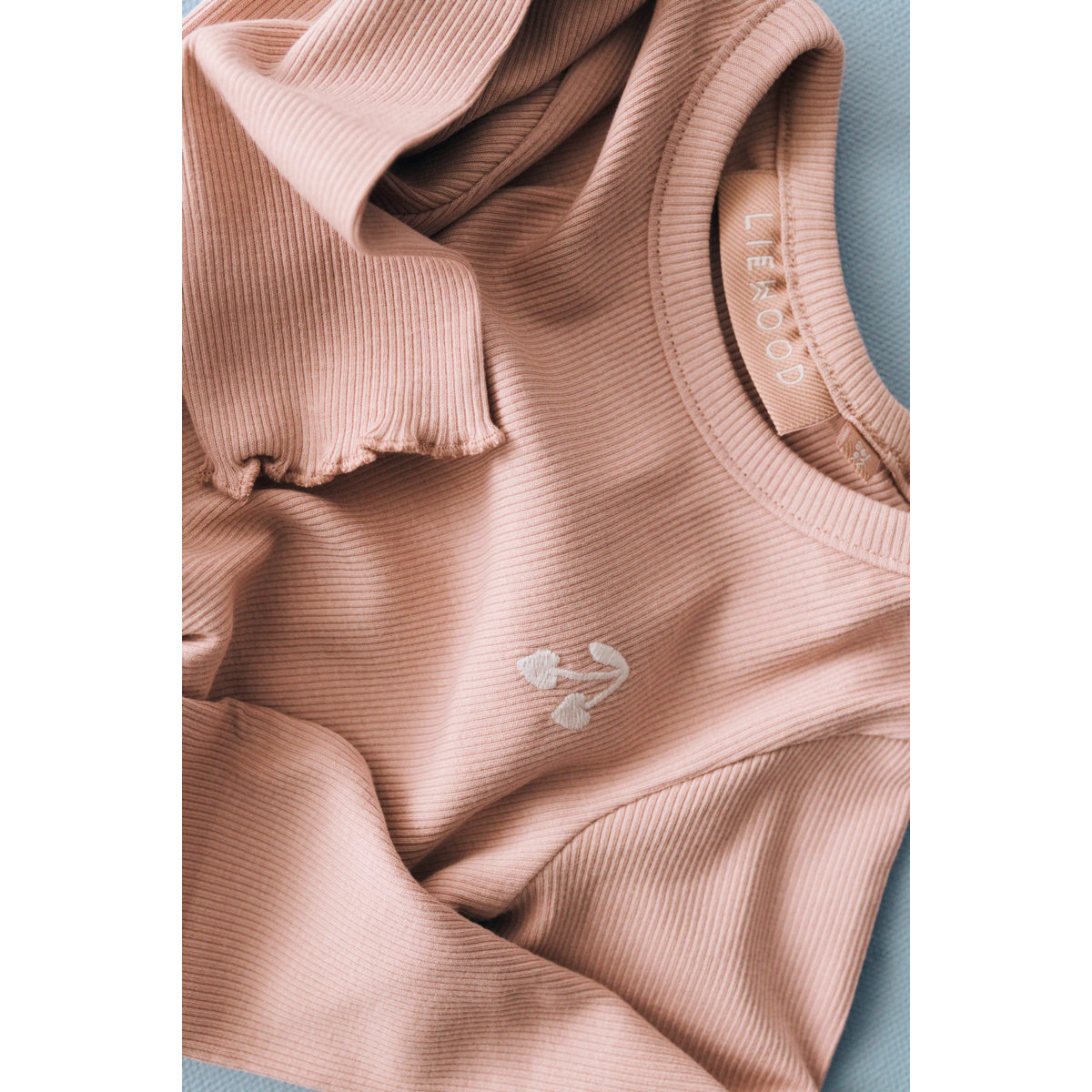 LIEWOOD NIEVE langærmet rib t-shirt - Pale tuscany - T-shirt
