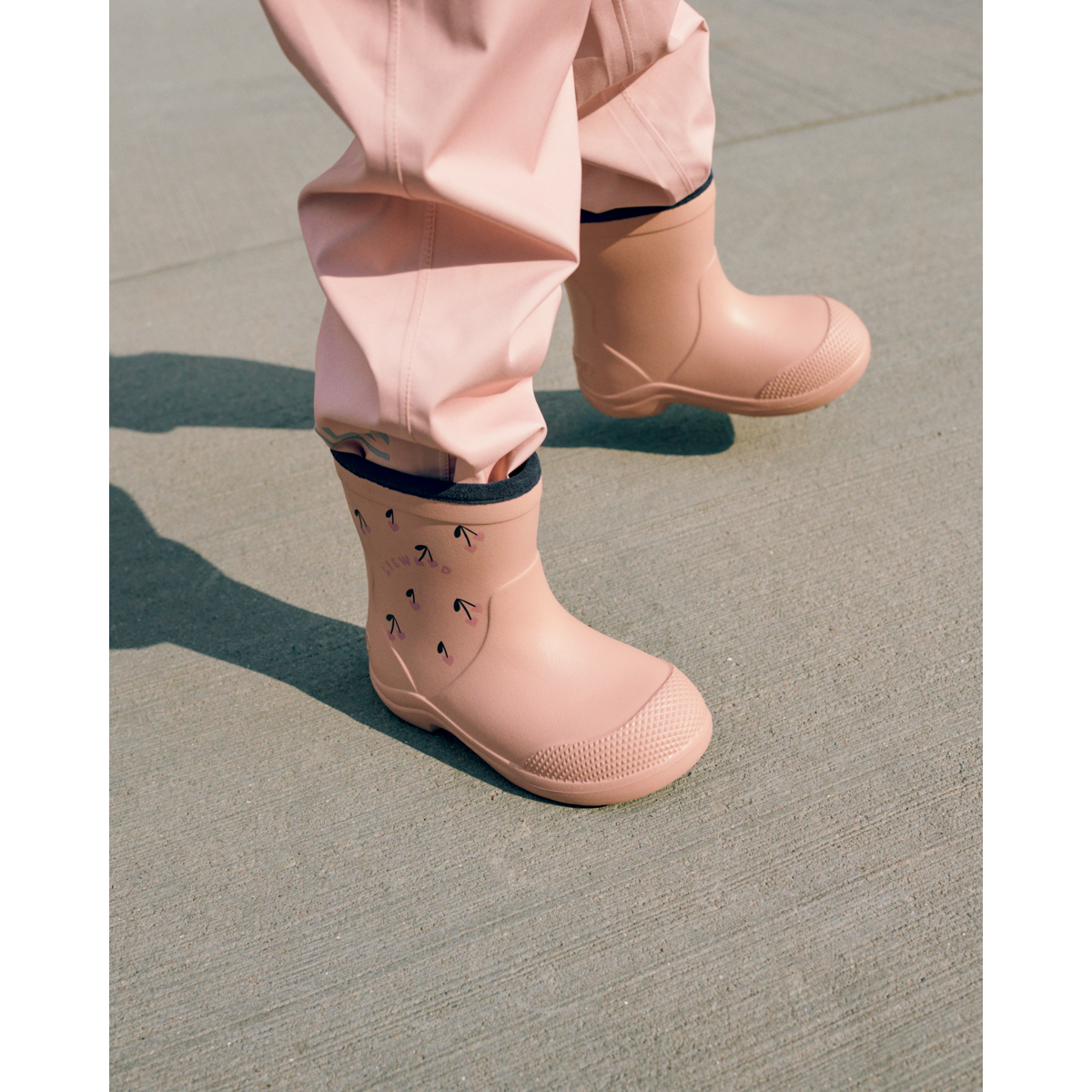 LIEWOOD ASTON Gummistøvler - Cherry Hearts / Pale Tuscany - RAIN BOOTS