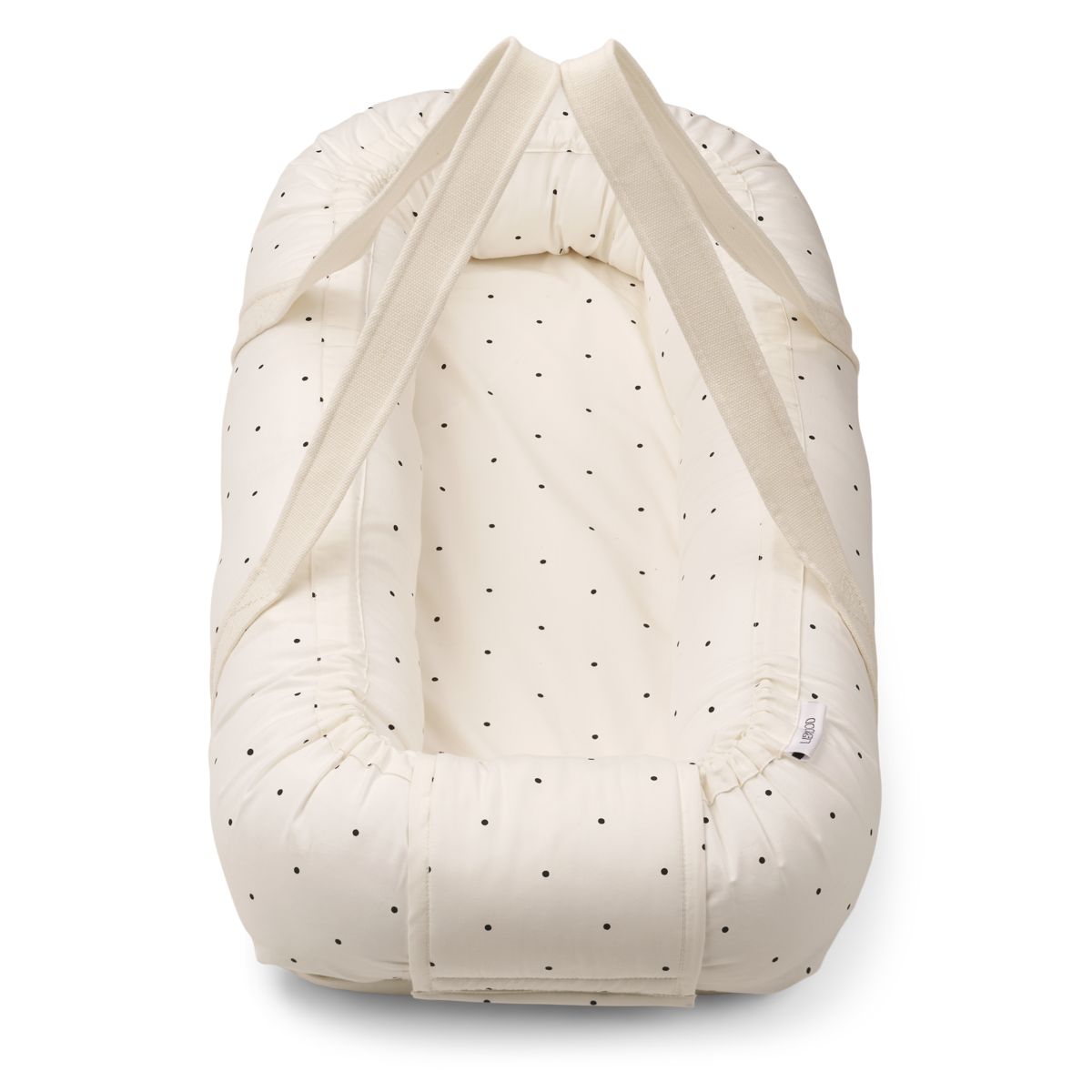 LIEWOOD Gro baby nest og lift - Classic dot creme de la creme - Babylift