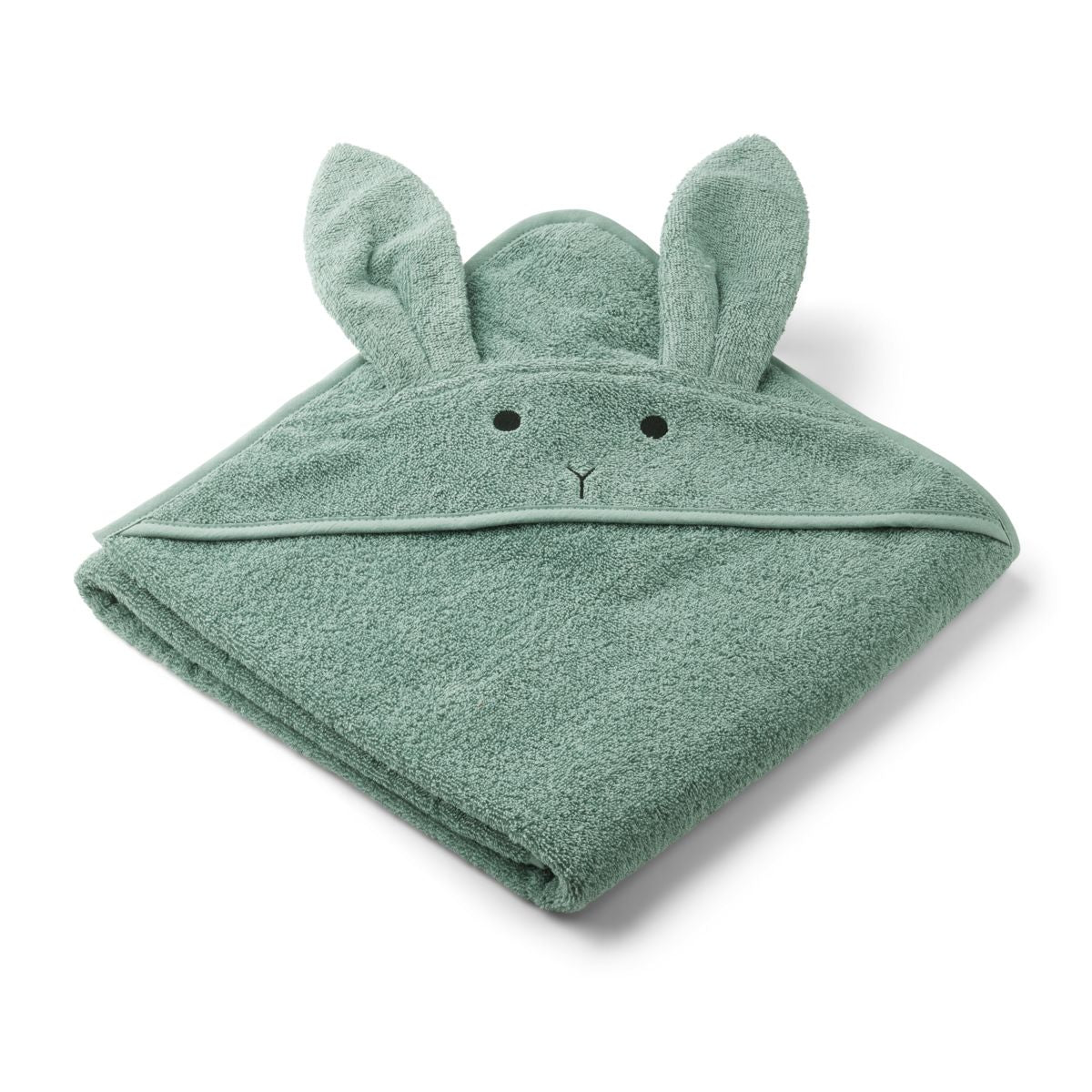 LIEWOOD Augusta juniorhåndklæde med hætte - Rabbit peppermint - Håndklæder / Vaskeklude