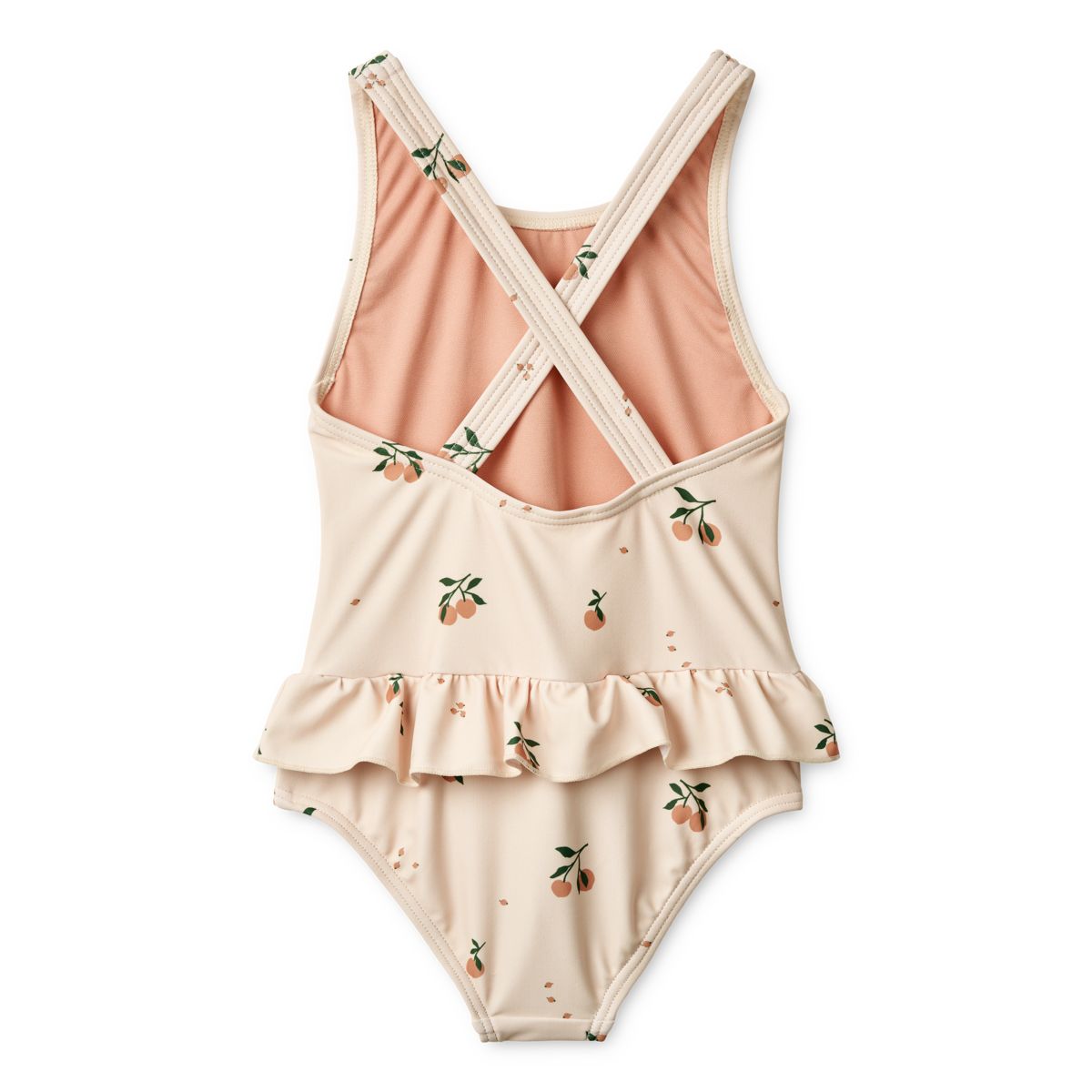 LIEWOOD Amara Mønstret Badedragt - Peach / Sea shell - Badedragt