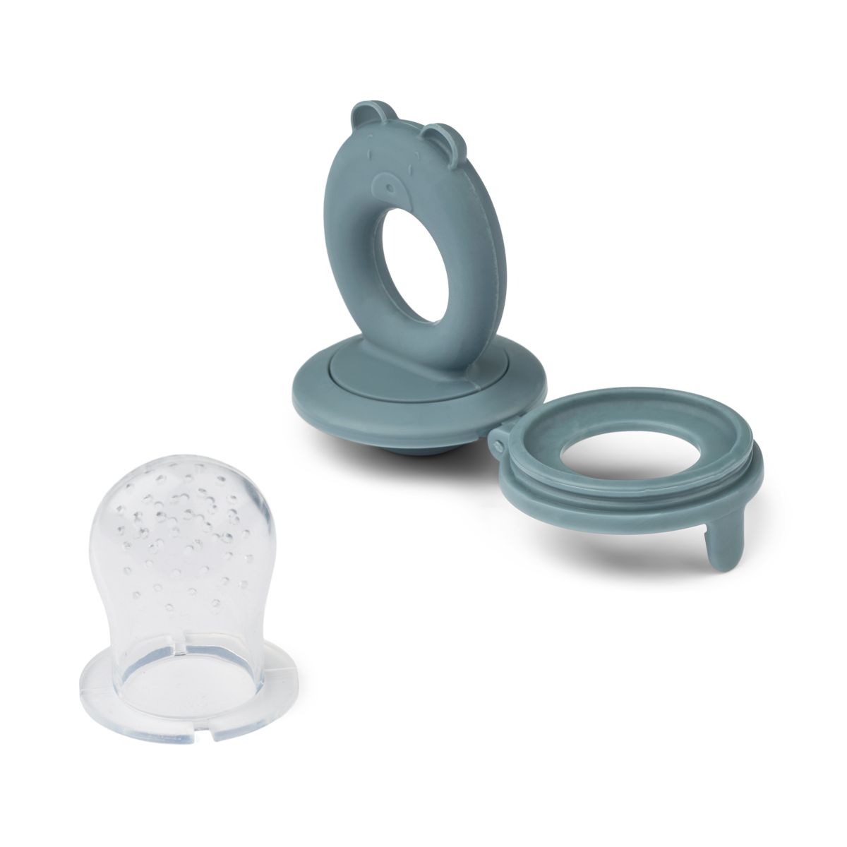 LIEWOOD Miranda madfeeder 2 stk - Whale blue / Dove blue - Madsut