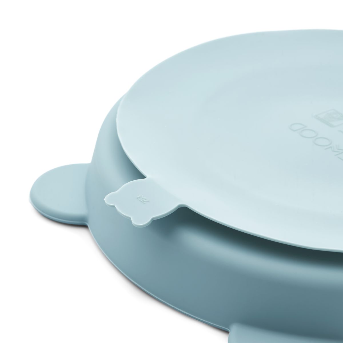 LIEWOOD Stacy Skridsikker Tallerken 2 stk - Sea blue / Whale blue - Tallerken